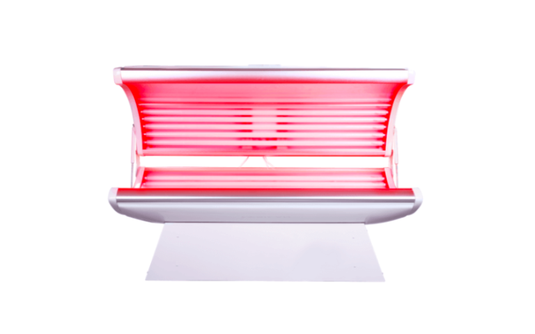 what is a red light tanning bed
